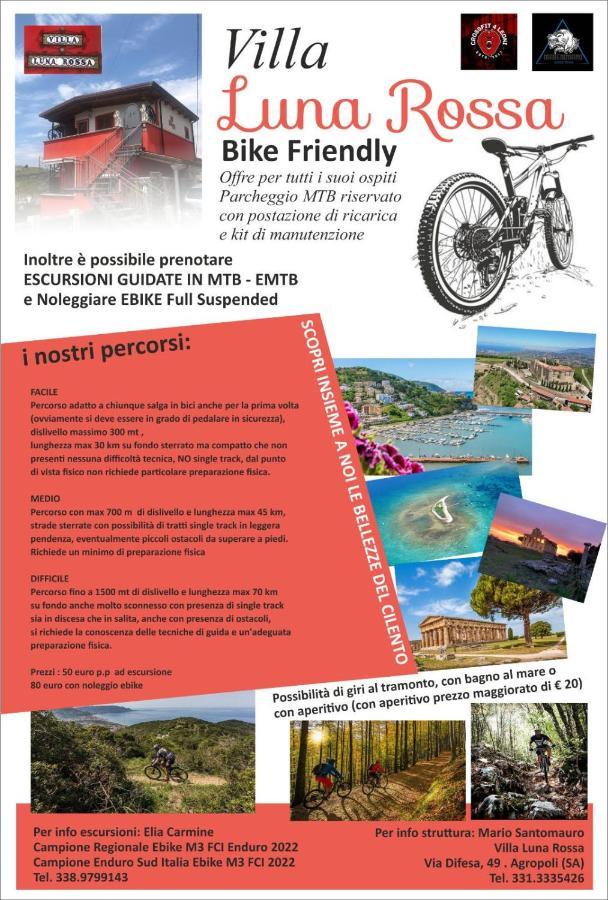Villa Luna Rossa Agropoli Eksteriør billede